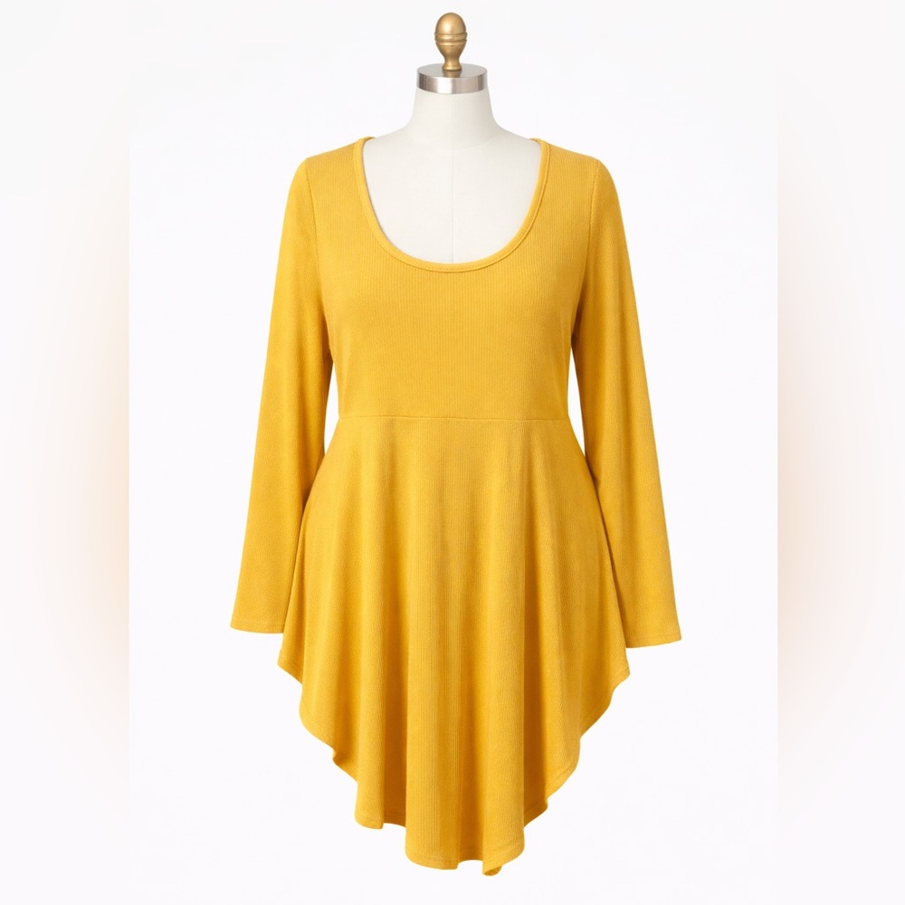 Elegant Yellow Women's Top